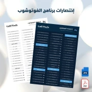 دليل شامل لاختصارات برنامج أدوبي فوتوشوب - أداة أساسية للمصممين لزيادة الكفاءة والإنتاجية دليل شامل لاختصارات برنامج أدوبي فوتوشوب - أداة أساسية للمصممين لزيادة الكفاءة والإنتاجية